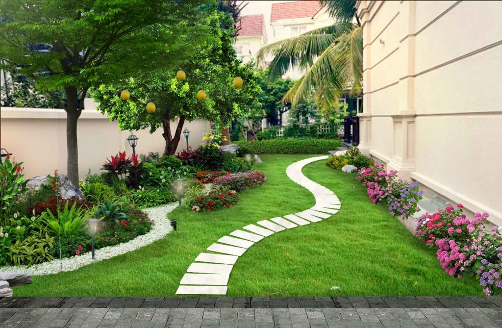 Thiết kế sân vườn theo phong thủy sẽ mang đến may mắn cho người mệnh Mộc