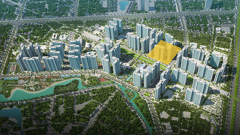 Diện tích dự án phân khu The Miami Vinhomes Smart City 