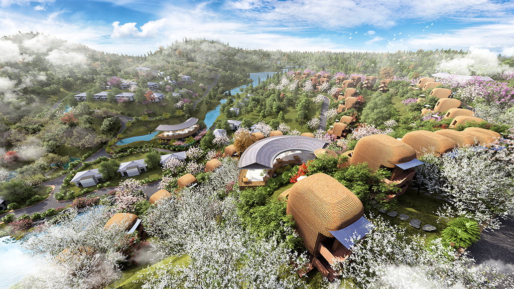 Dự án khu biệt thử nghỉ dưỡng Sakana Spa & Resort Hòa Bình